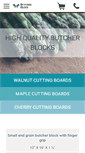 Mobile Screenshot of butcherblockboards.com